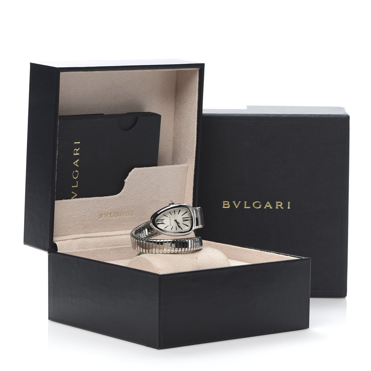 Bulgari Stainless Steel 35mm Serpenti Tubogas Quartz Watch 14 of 14