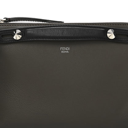 Fendi Vitello Dolce 4 Color Medium By The Way Boston Bag Carbone Grigio Polvere Multicolor 10 of 15