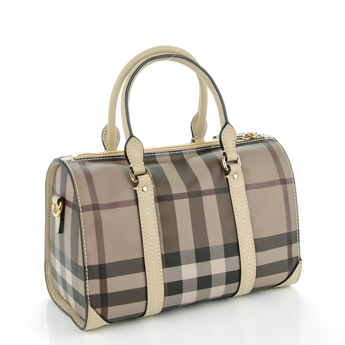 Smoked Check Small Chester Bowling Bag Trench