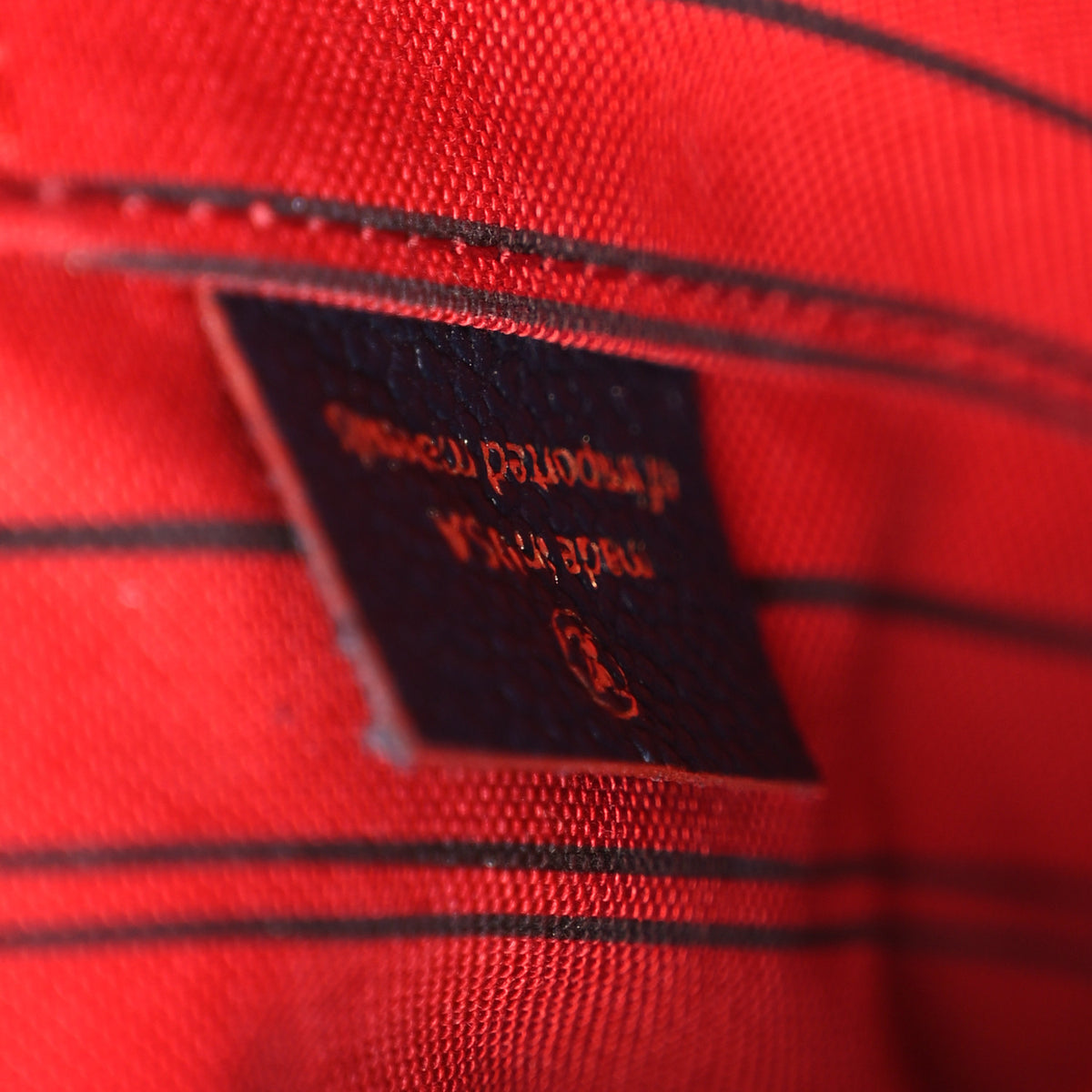 Empreinte Montaigne MM Marine Rouge