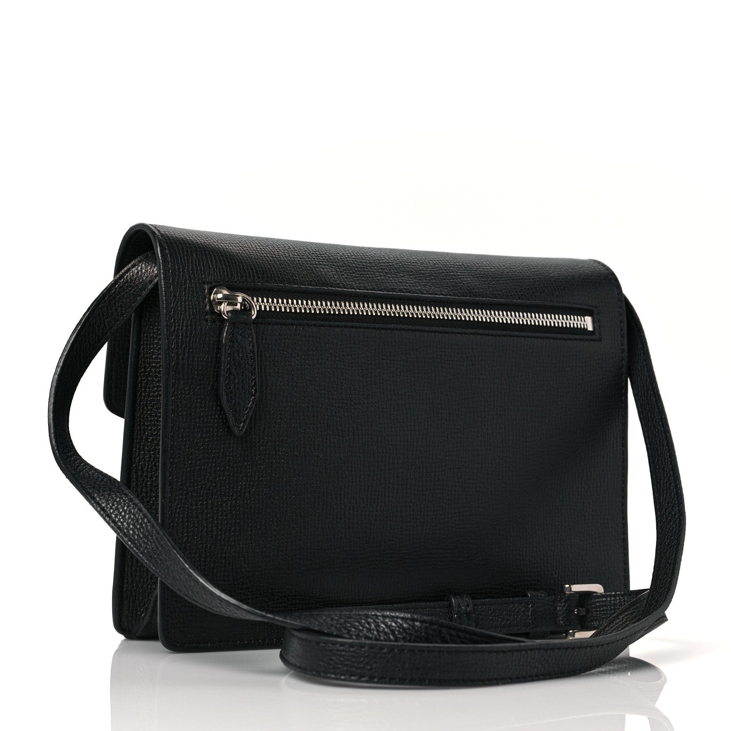 Burberry Derby Calfskin Vintage Check Small Macken Crossbody Bag Black 3 of 9
