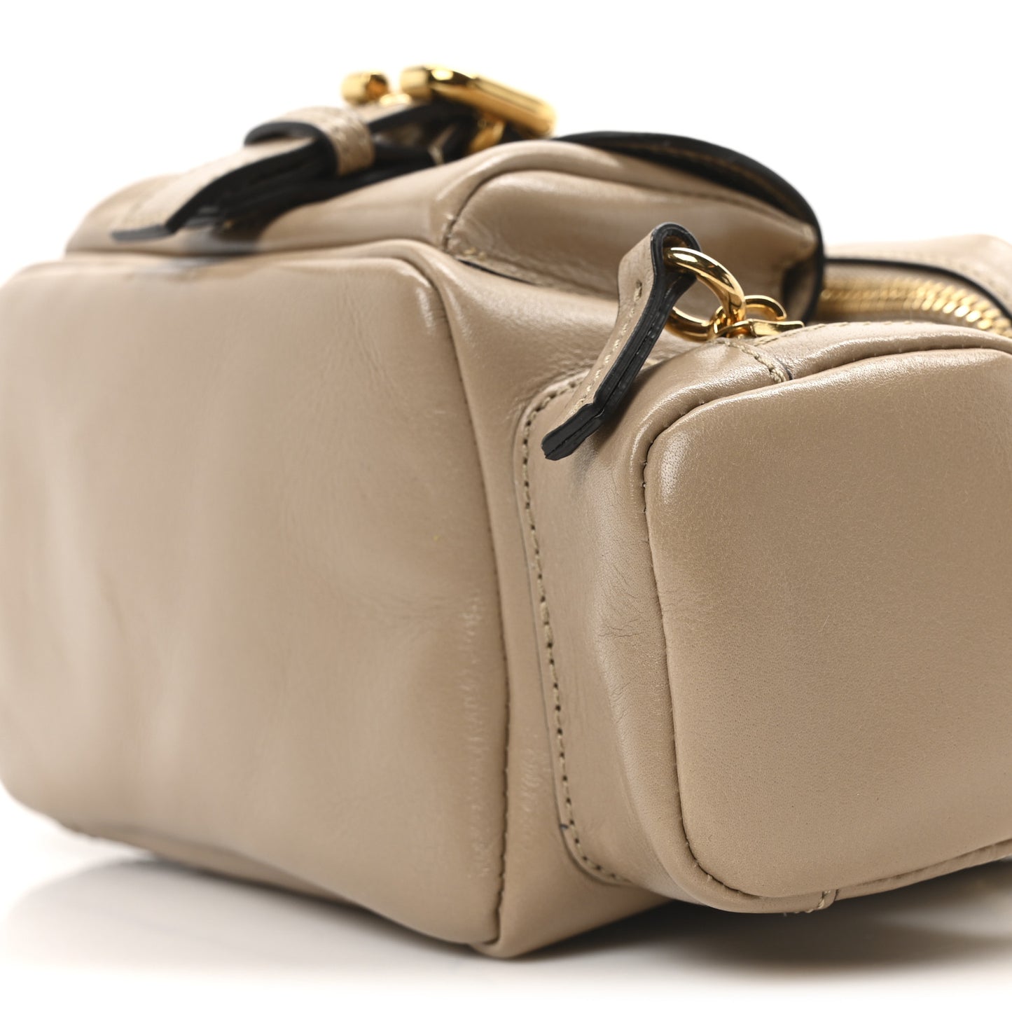 Shiny Buffalo Small Double Carry Camera Bag Brown