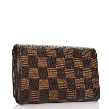 Louis Vuitton Damier Ebene Porte-Monnaie Tresor Wallet 3 of 8