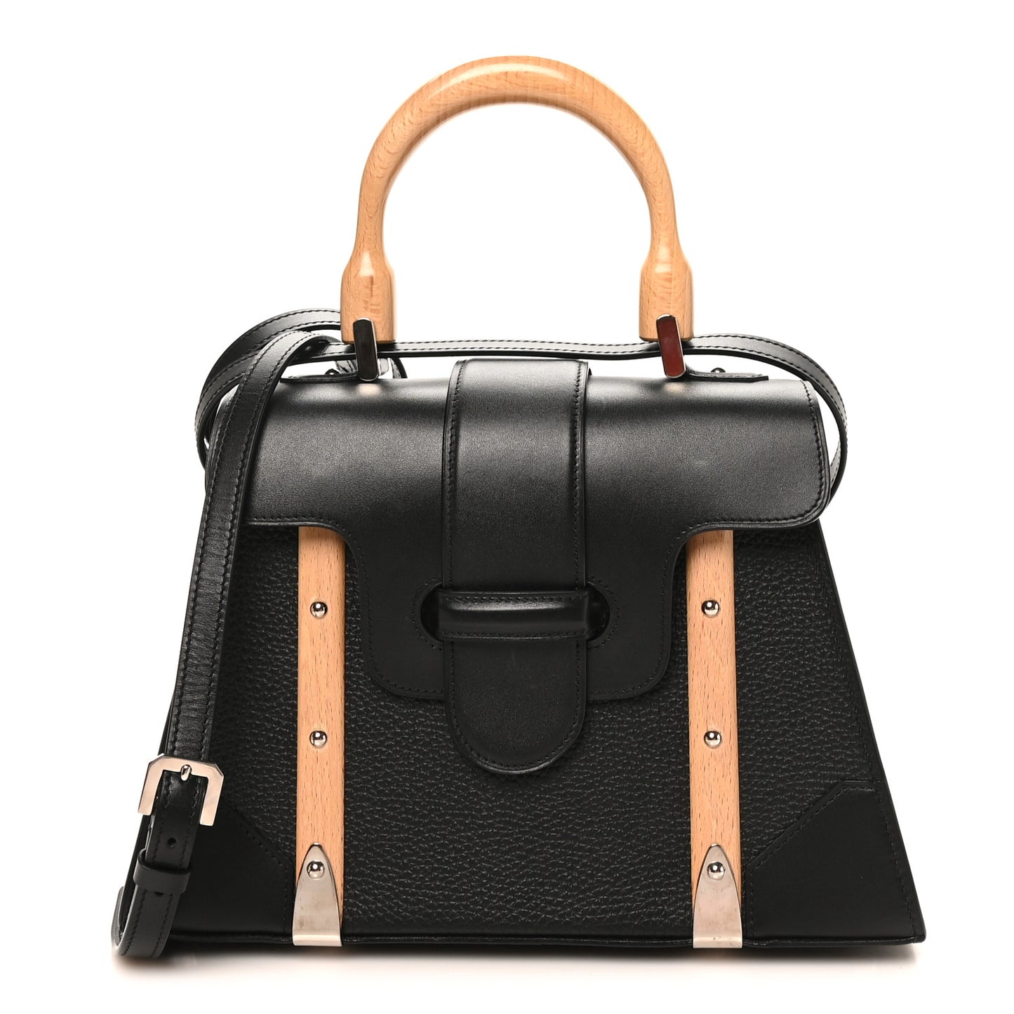 Clemency Cowhide Decize Taurillon Saigon PM Black