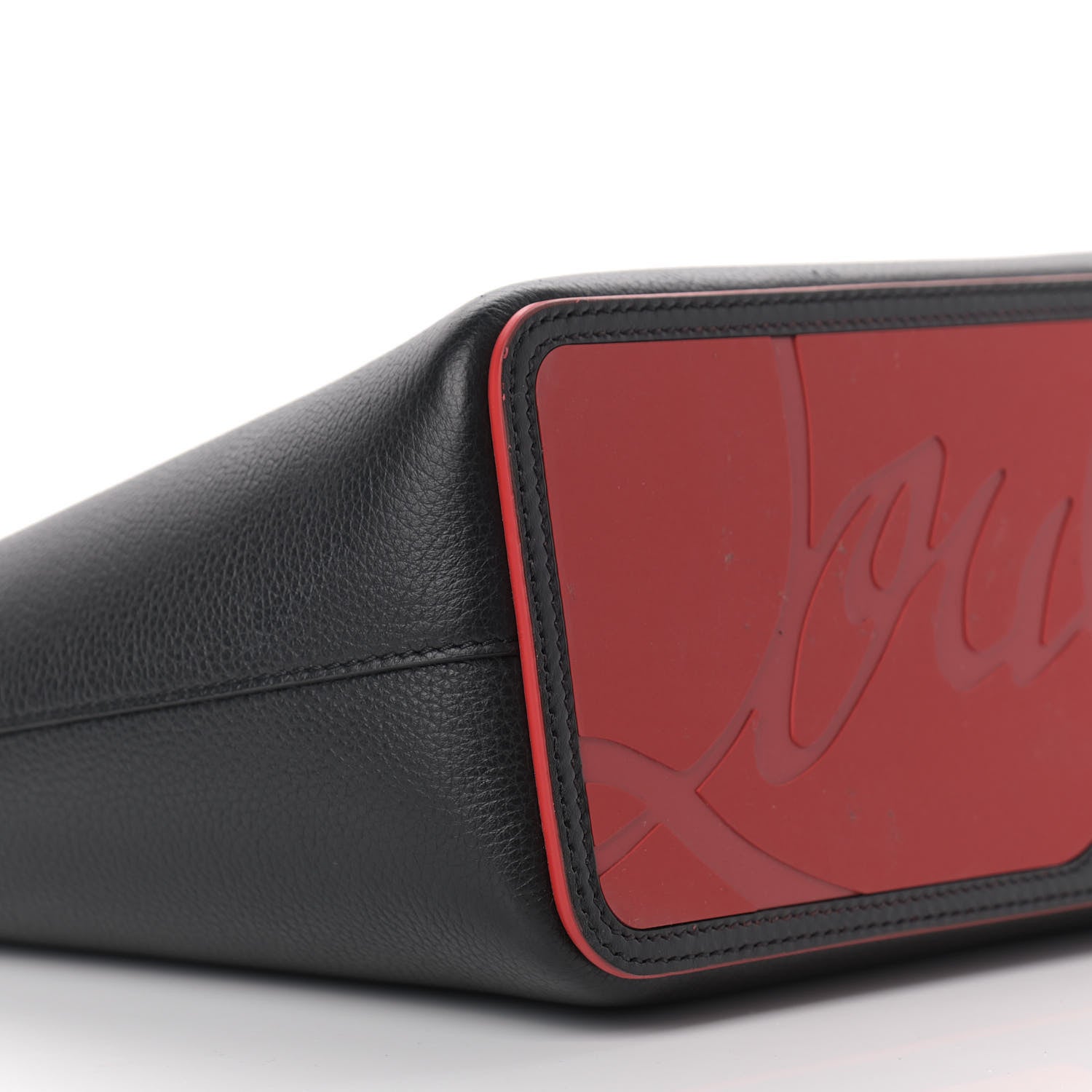 Christian Louboutin Calfskin Spikes East West Cabata Tote Black 6 of 13