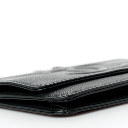 Chanel Caviar Timeless CC Wallet on Chain WOC Black 10 of 11