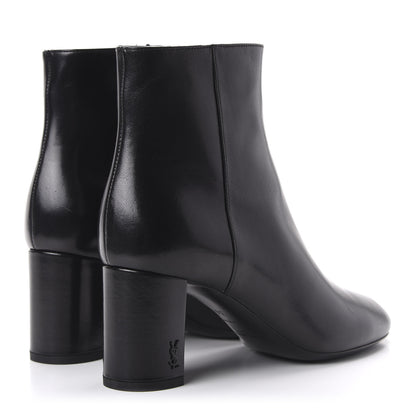 Saint Laurent Nappa Loulou Ankle Zip Boot 36 Black 4 of 9