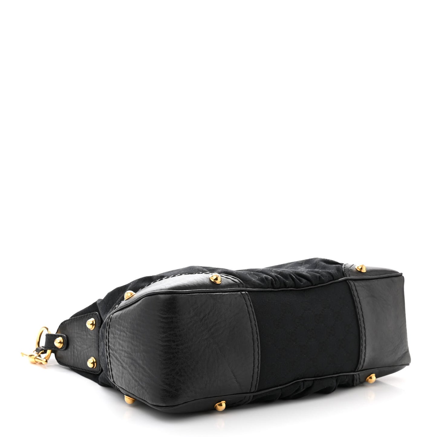 Monogram Medium Jockey Hobo Black