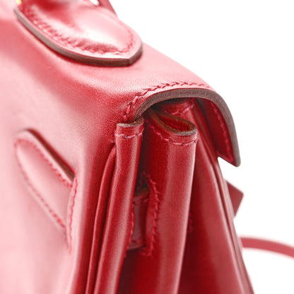 Hermes Box Kelly Retourne 32 Rouge Casaque 14 of 16