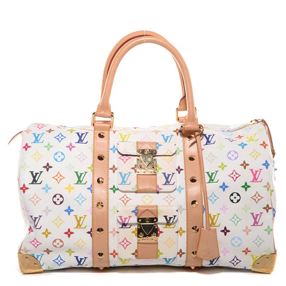 Louis Vuitton Monogram Multicolor Keepall 45 White 1 of 7