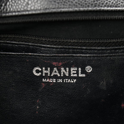 Chanel Caviar Quilted Jumbo Single Flap Black 6 of 20