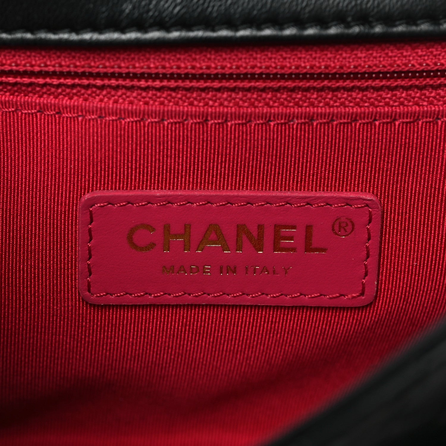 Chanel Shiny Lambskin Flap Clutch With Chain Black 6 of 10
