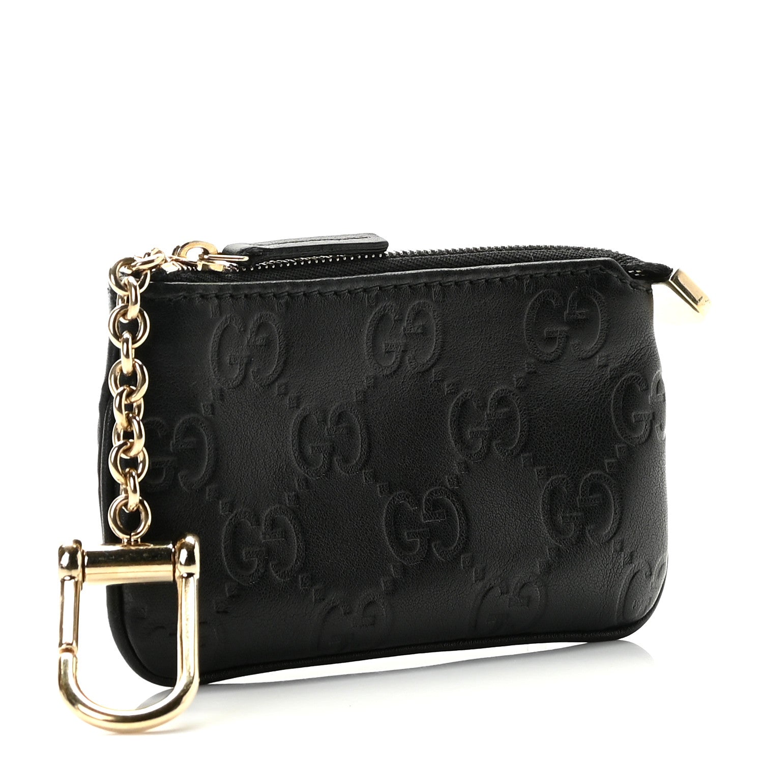 Gucci Guccissima Key Case Black 3 of 8