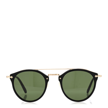 Oliver Peoples Acetate Remick Round Sunglasses OV5349S Black Green 2 of 6