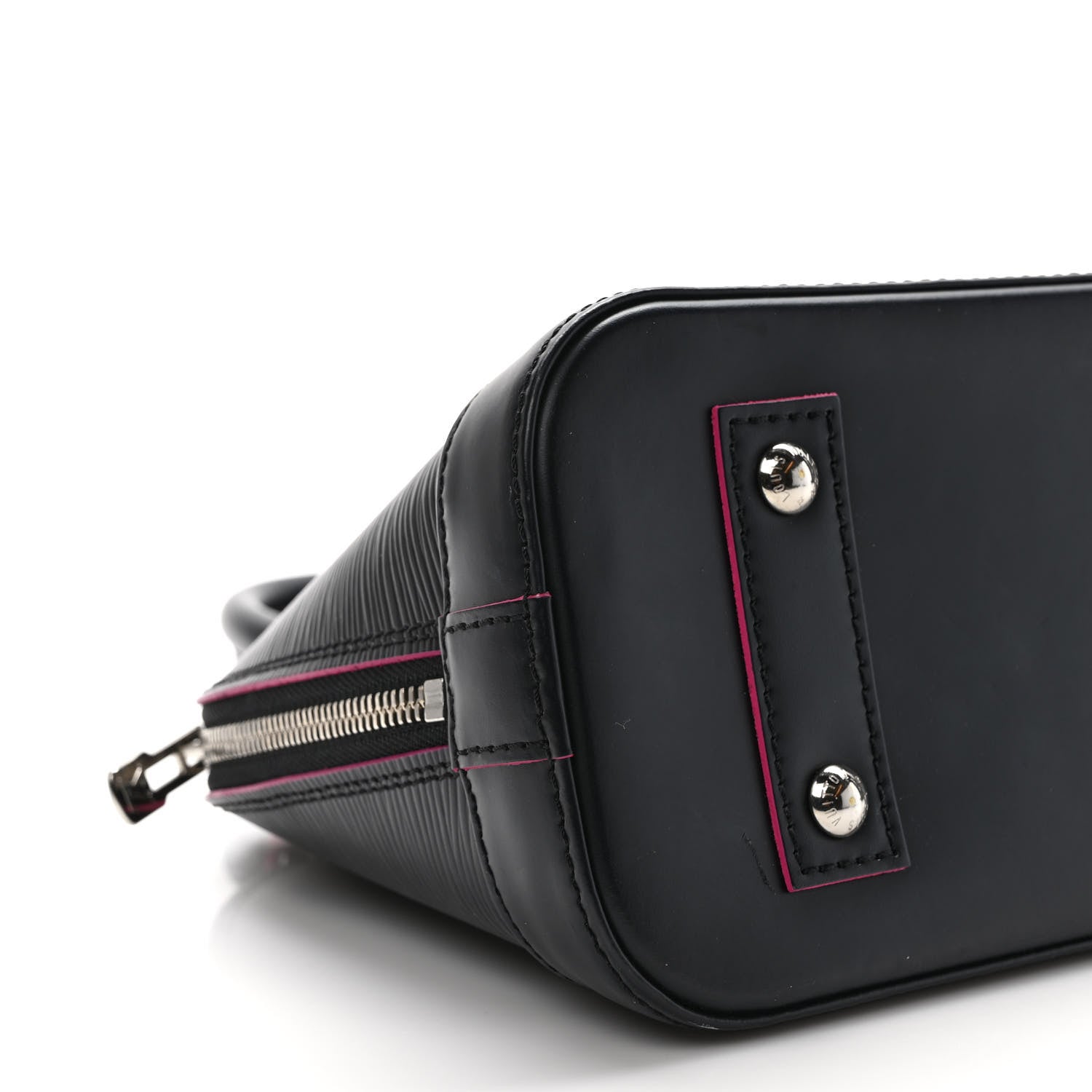 Louis Vuitton Epi Alma BB Black Hot Pink 7 of 10