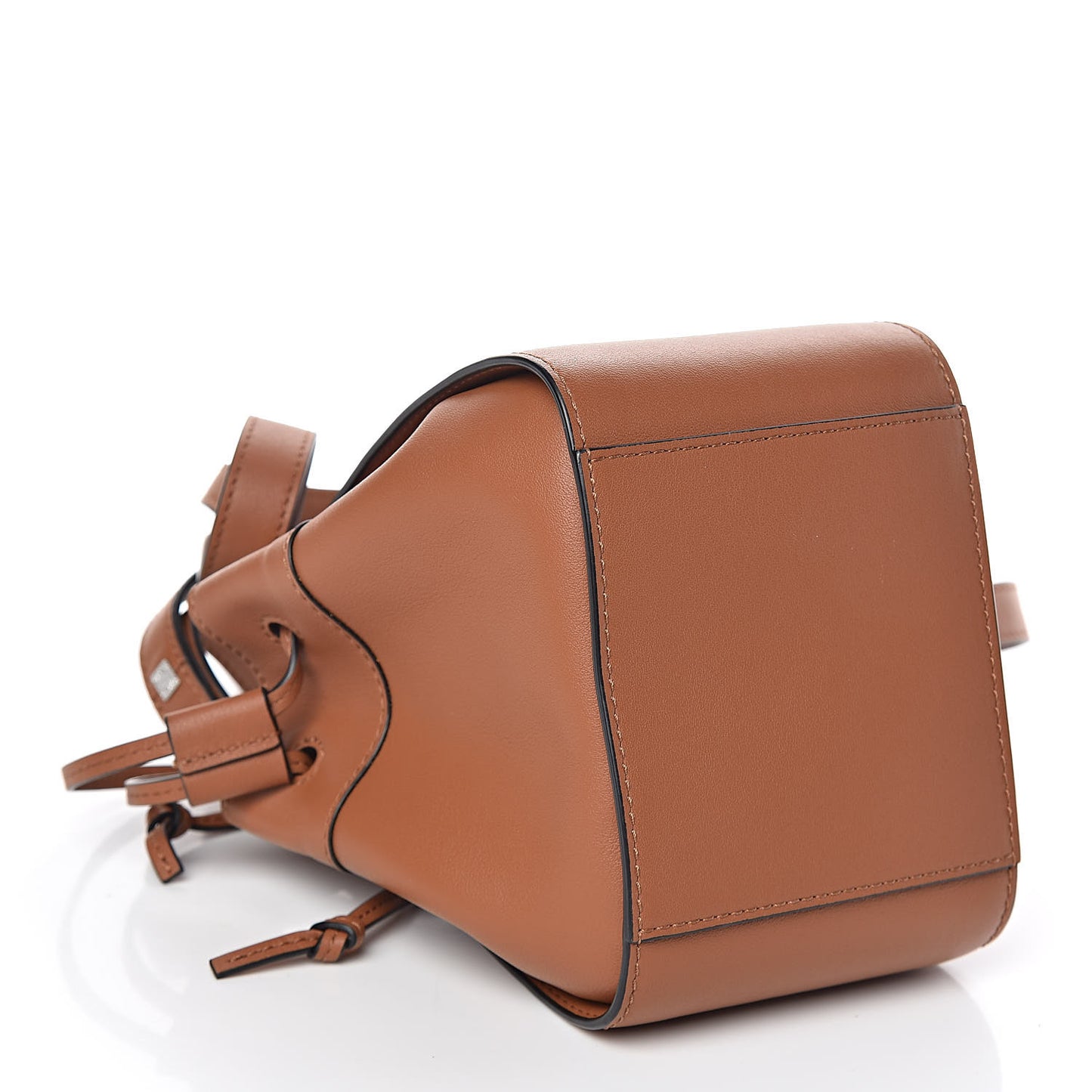 Calfskin Mini Hammock Shoulder Bag Tan