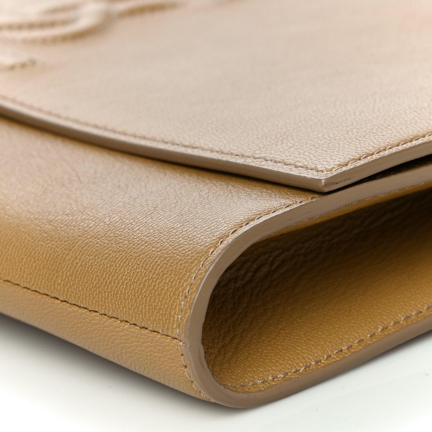 Saint Laurent Chevre Small Belle de Jour Clutch Beige 7 of 12