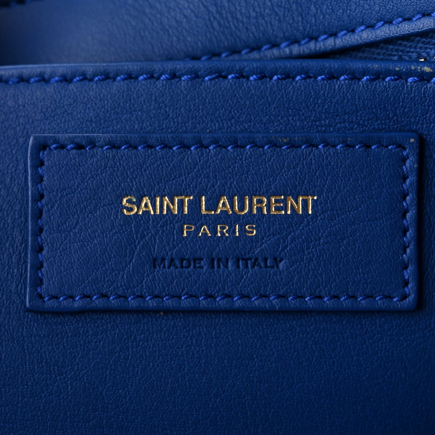 Calfskin Monogram Baby Cabas Blue Majorelle