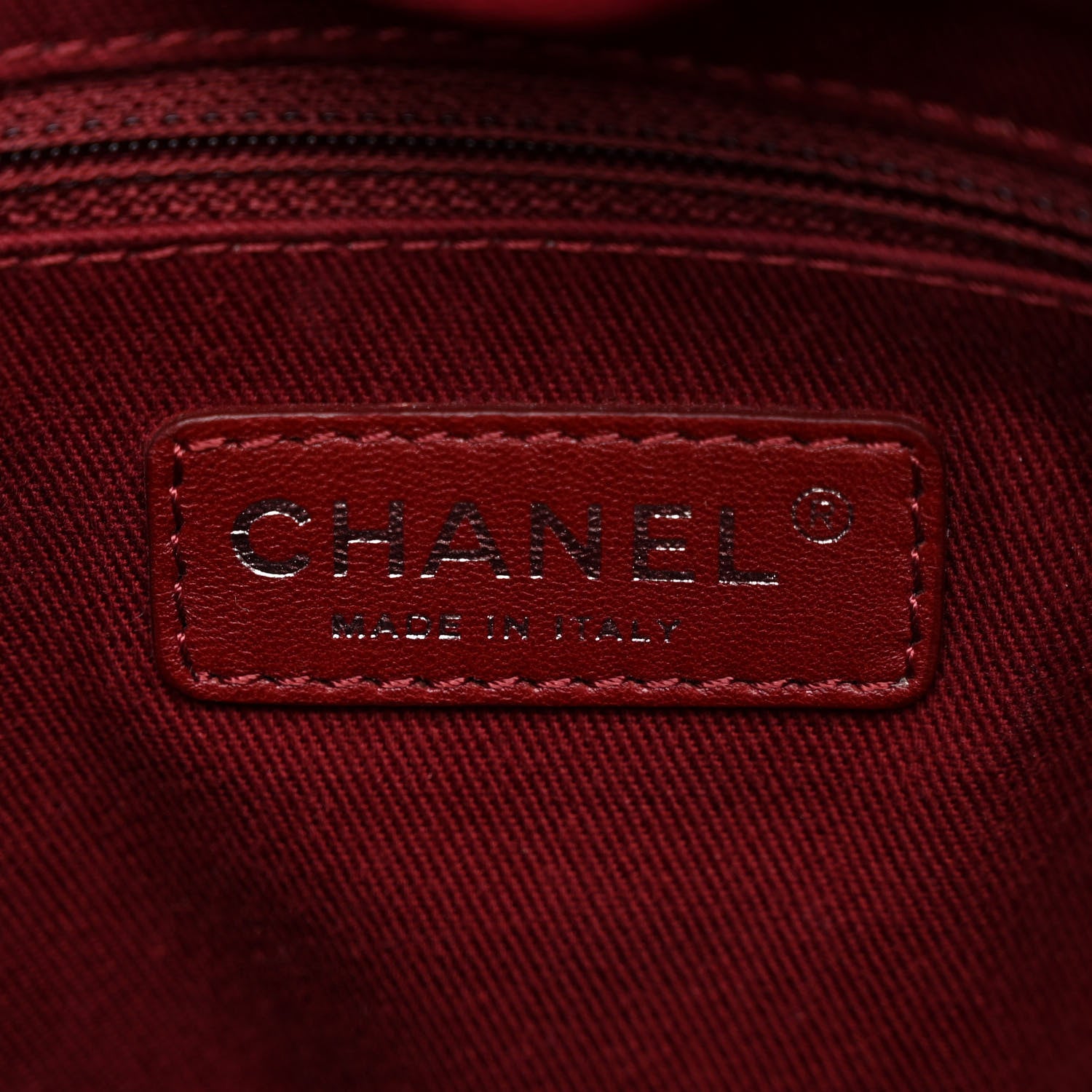 Chanel Canvas Mini Deauville Tote Red 6 of 10