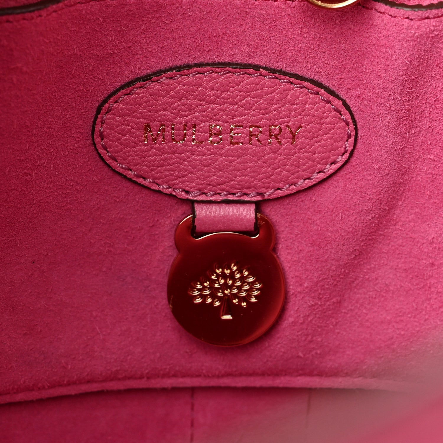 Mulberry Natural Leather Bayswater Raspberry 6 of 20