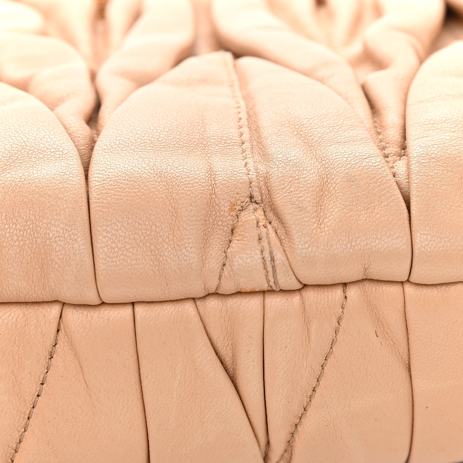 Miu Miu Nappa Matelasse Tote Cammeo 9 of 13