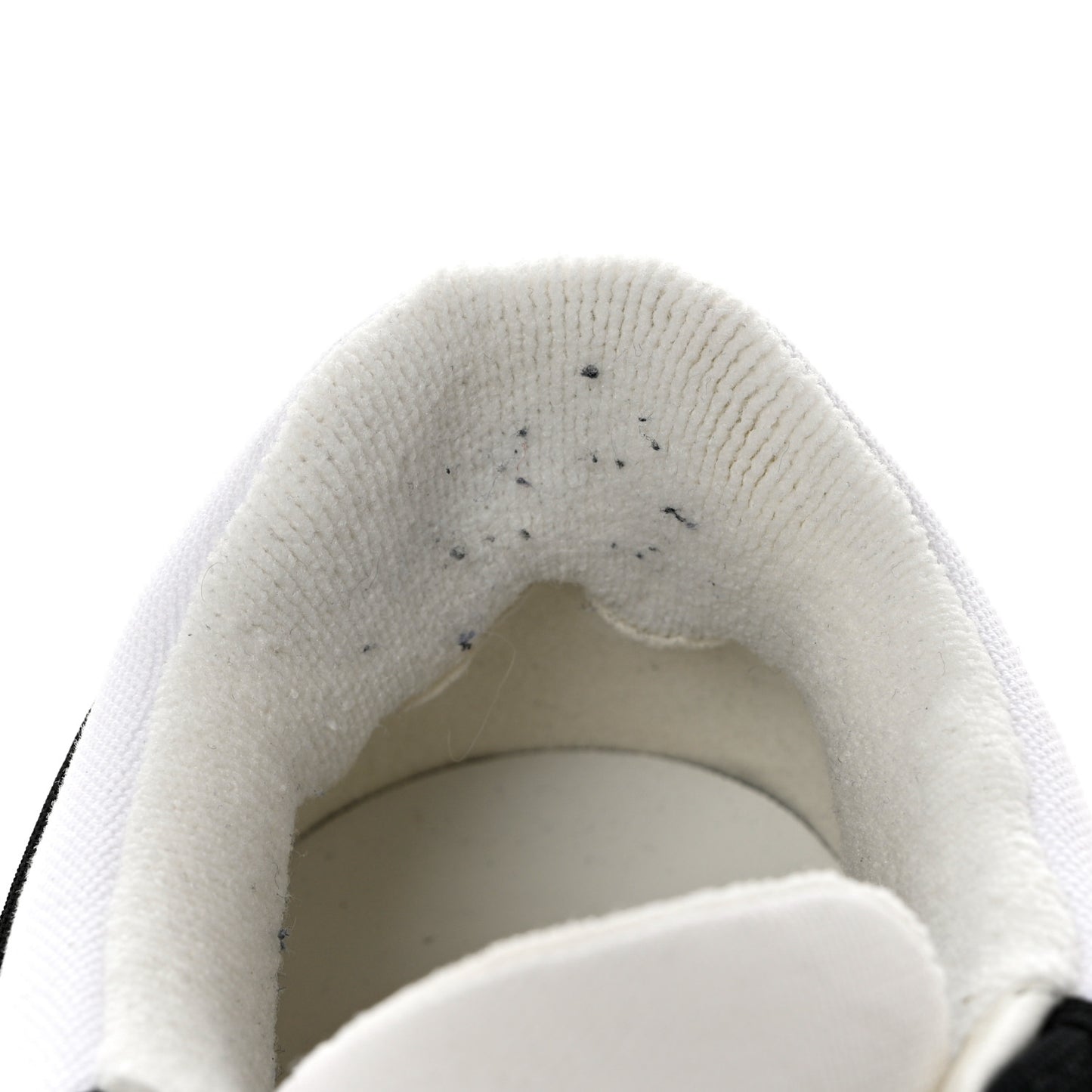 Fabric Womens Logo Sneakers 41 Black White