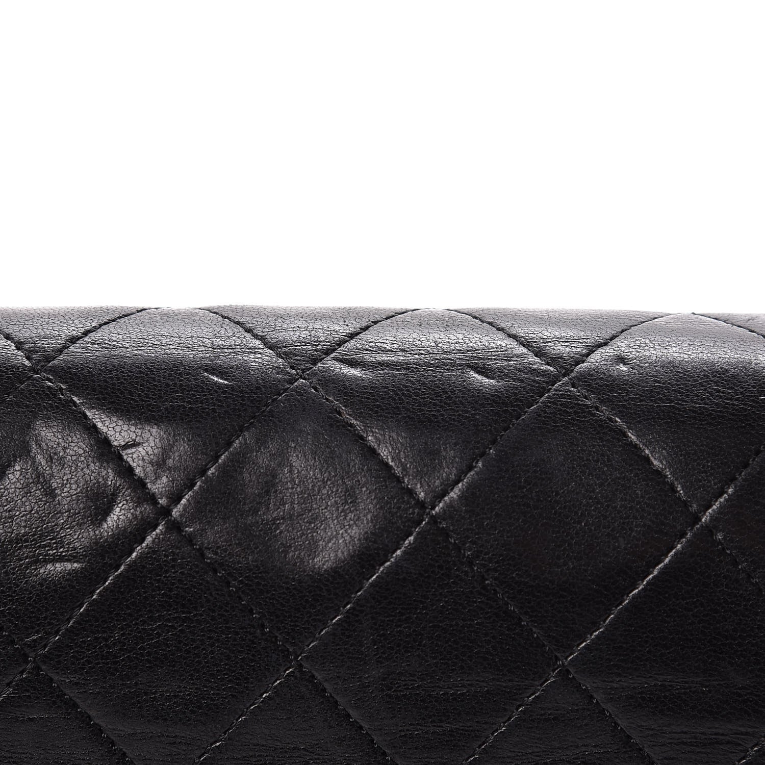 Chanel Lambskin Quilted Medium Double Flap Black 17 of 19