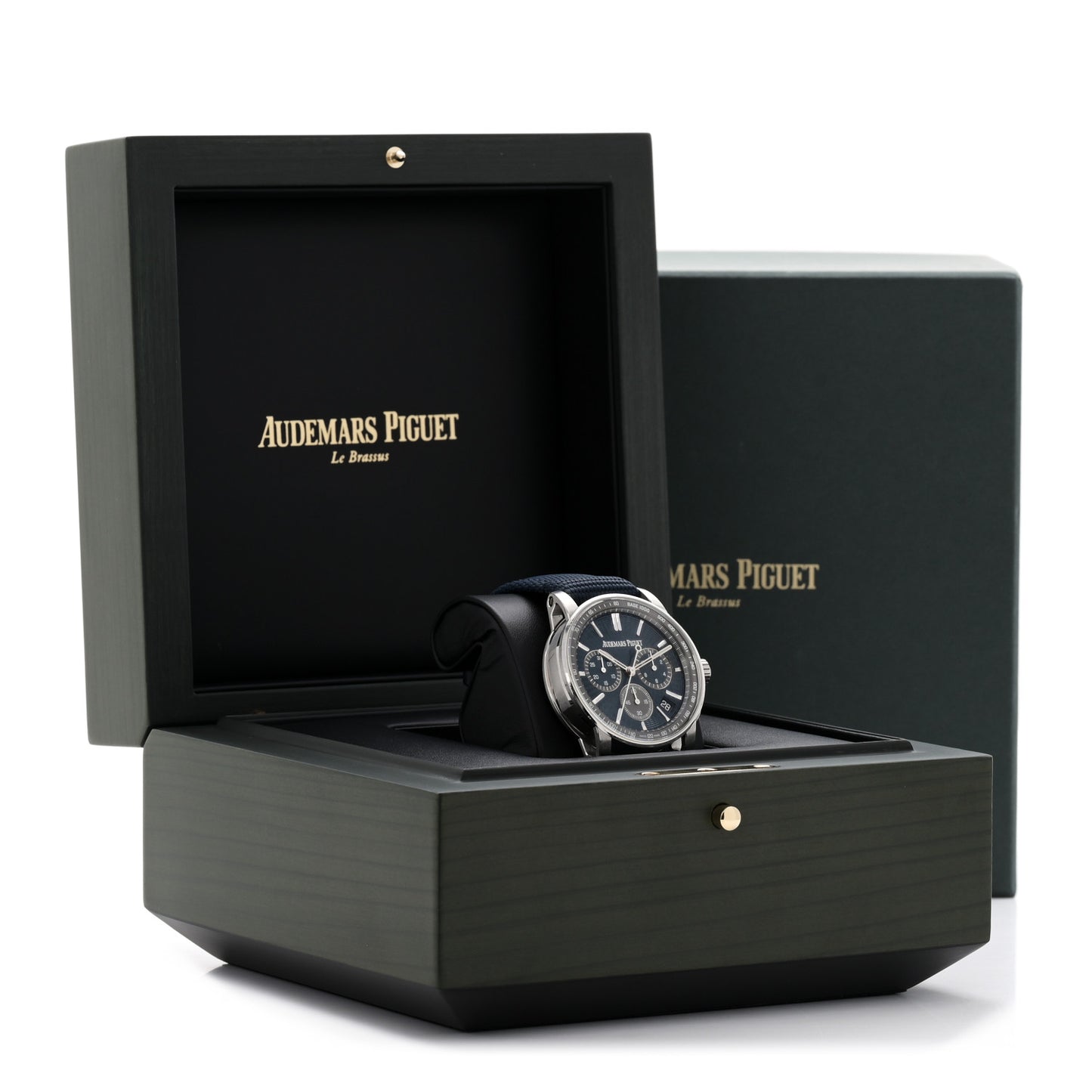 Stainless Steel Fabric 41mm Code 11.59 Automatic Watch Blue 26393ST.OO.A348KB.01