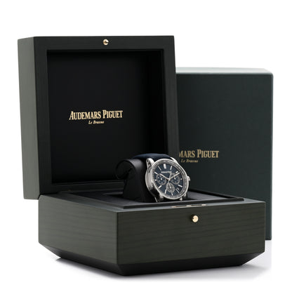 Audemars Piguet Stainless Steel Fabric 41mm Code 11.59 Automatic Watch Blue 26393ST.OO.A348KB.01 5 of 5