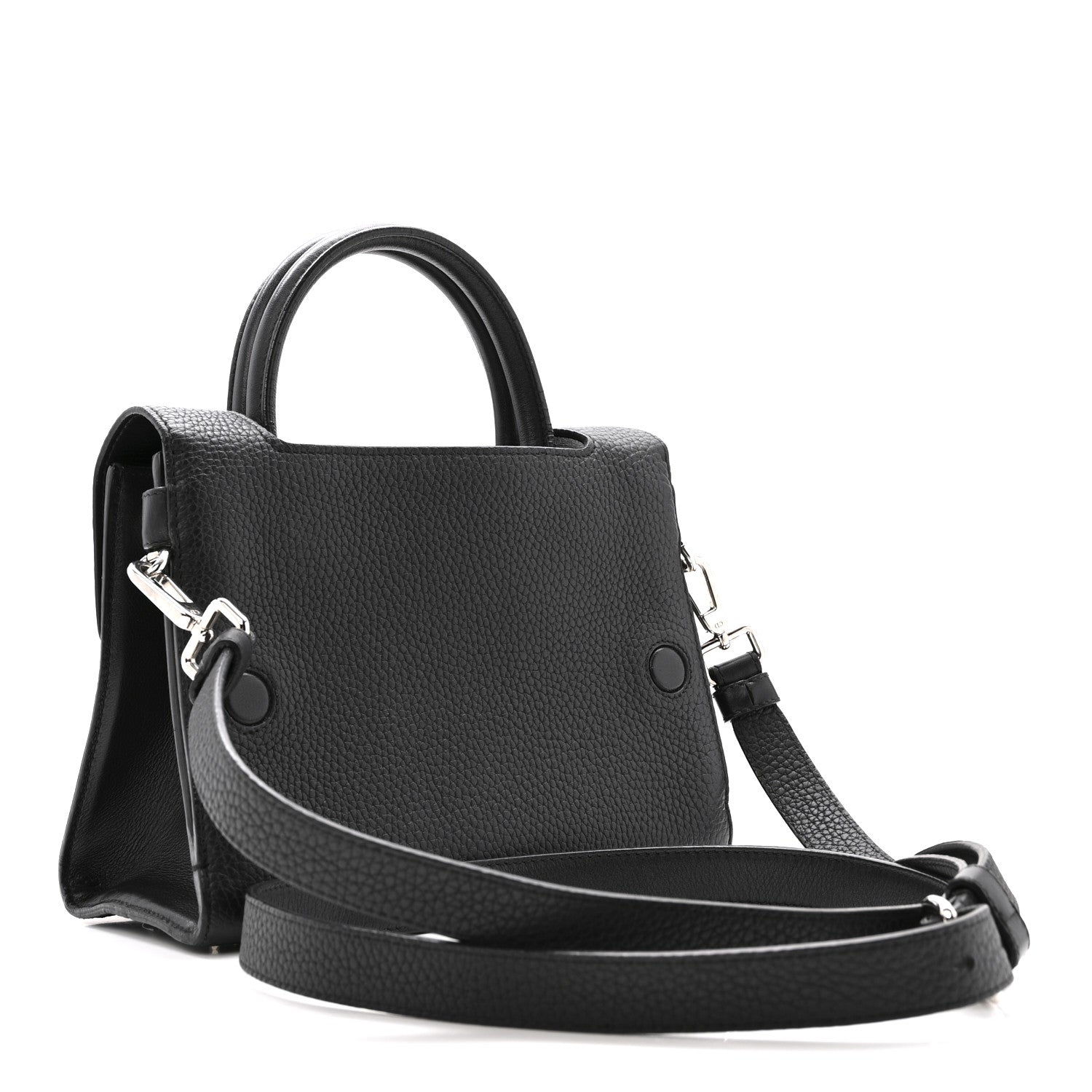 Christian Dior Grained Calfskin Mini Diorever Flap Black 3 of 16