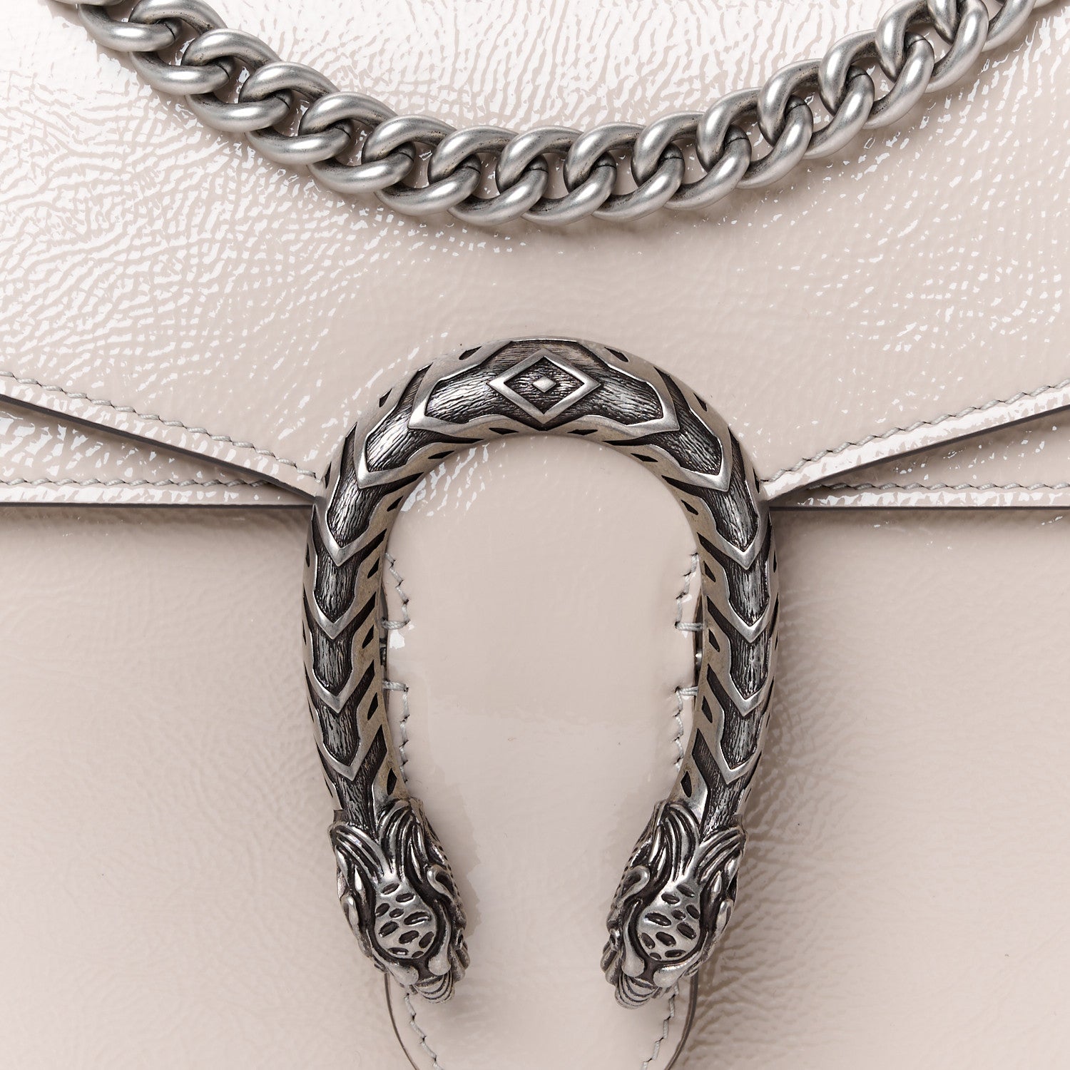 Gucci Crinkled Patent Small Dionysus Shoulder Bag Sphinx 8 of 10