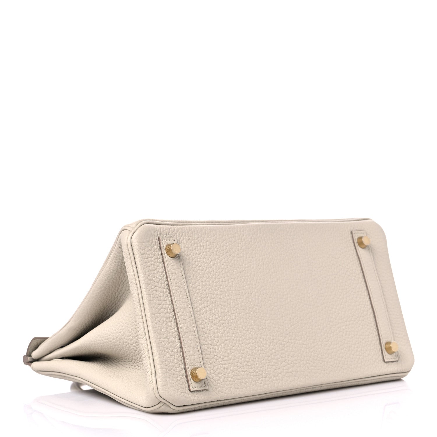 Hermes Taurillon Clemence Birkin 30 Beton 4 of 9