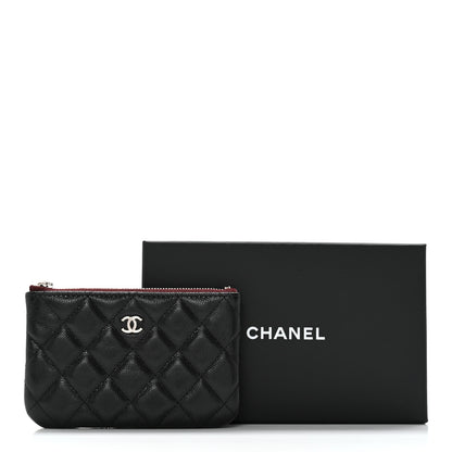 Chanel Caviar Quilted Small Cosmetic Case Black 11 of 11