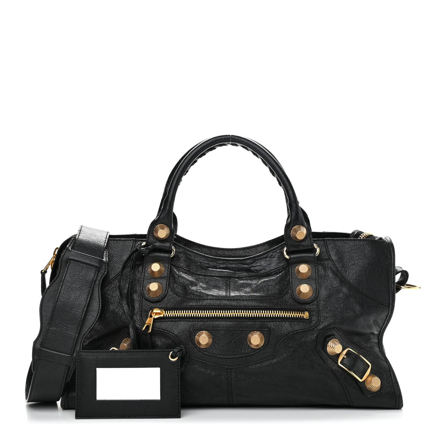 Agneau Giant 21 Gold Hardware Part Time Black