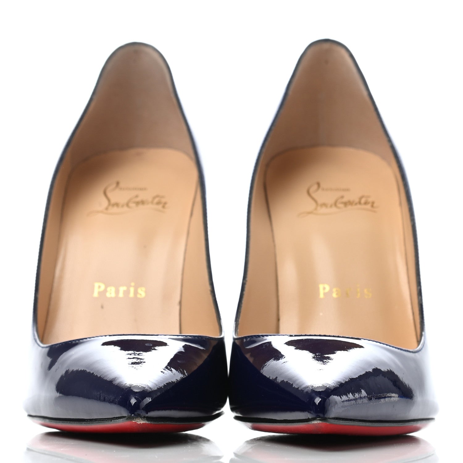 Christian Louboutin Patent Decollete 554 100 Pumps 36 Purple Pop 2 of 8