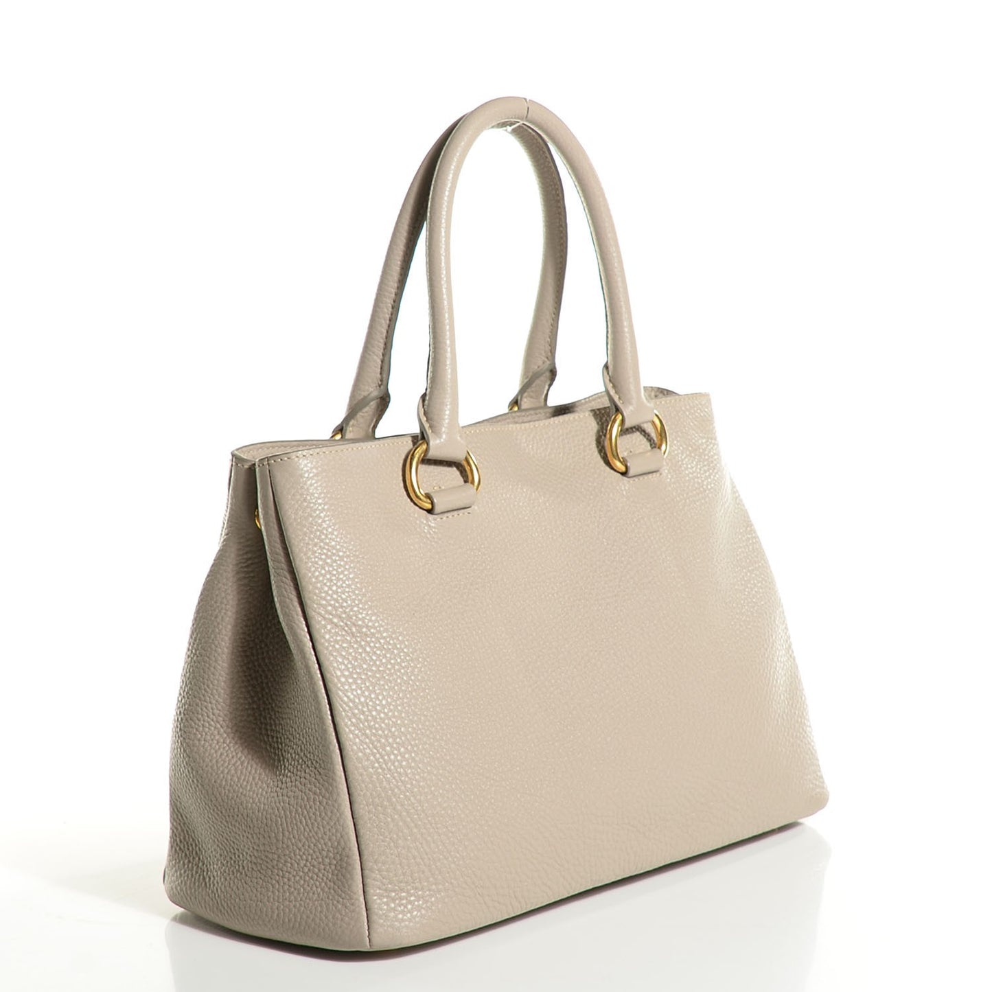 Vitello Daino Shopping Tote Pomice