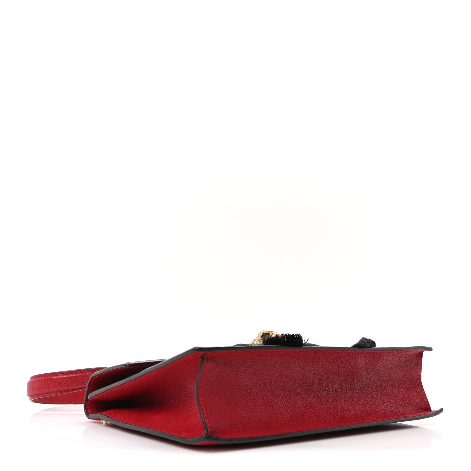 Gucci Calfskin Osiride Future Top Handle Bag Red 4 of 10
