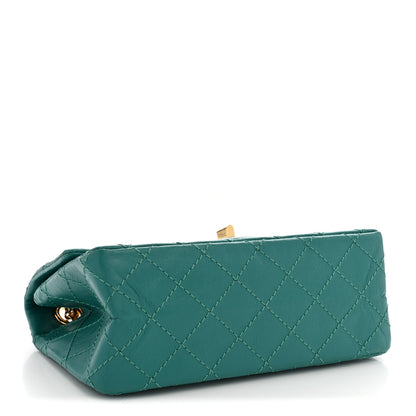 Chanel Aged Calfskin Quilted 2.55 Reissue Mini Flap Green 3 of 10