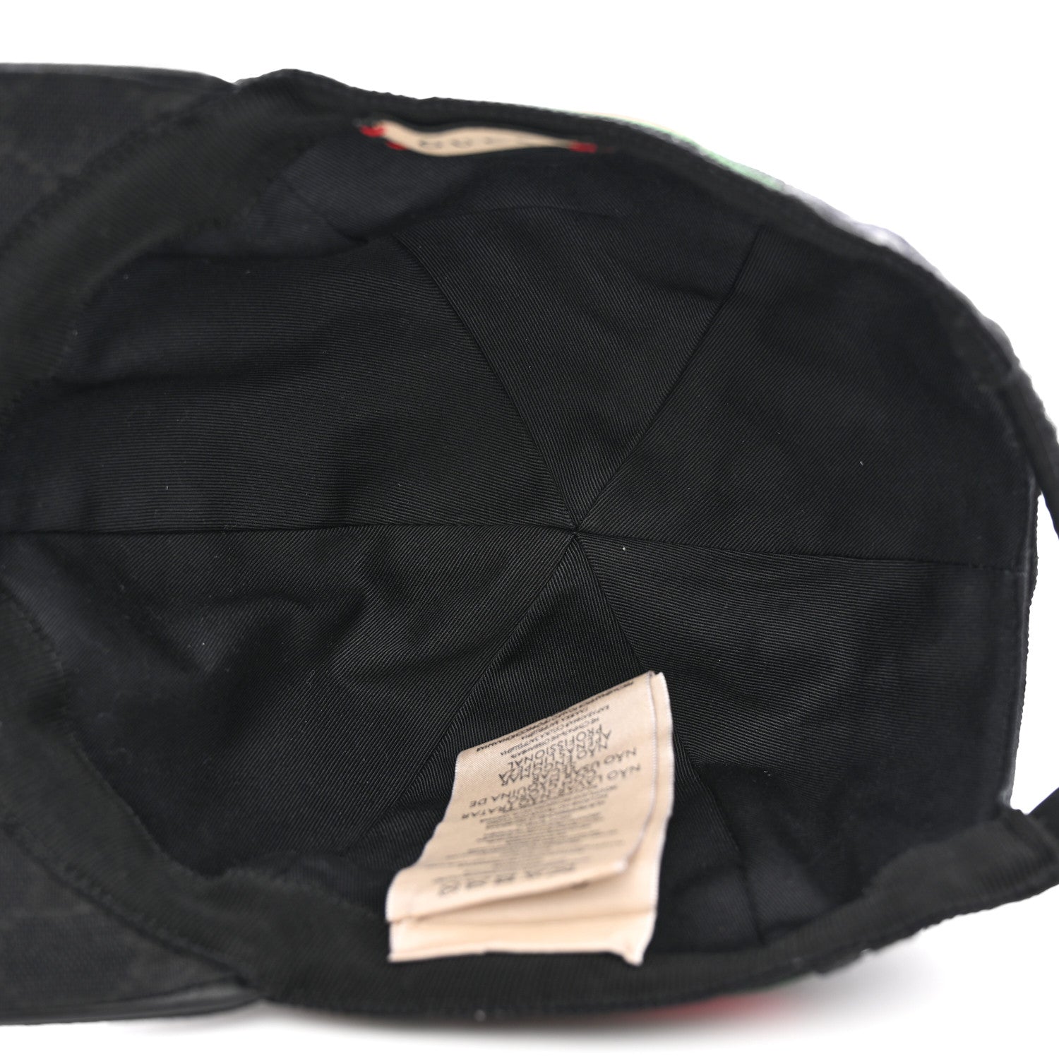 Gucci Monogram Web Baseball Hat M Black 7 of 10