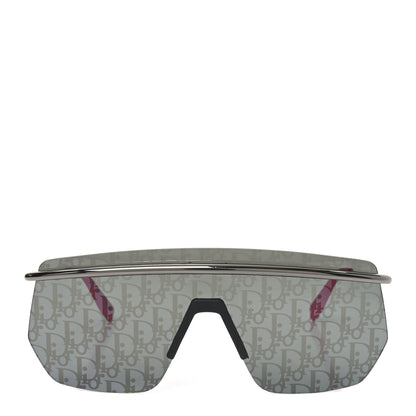 Christian Dior Metal Oblique DiorMotion M1I Mask Sunglasses Grey Pink 2 of 6