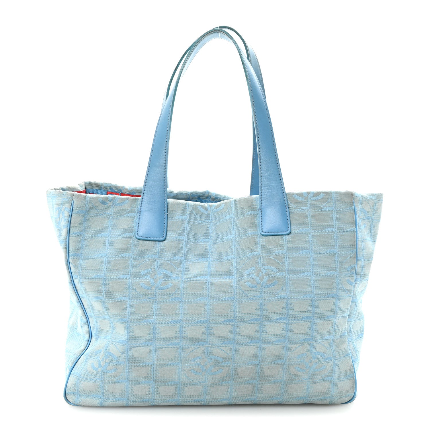 Chanel Nylon Travel Large Tote Blue 1 of 10