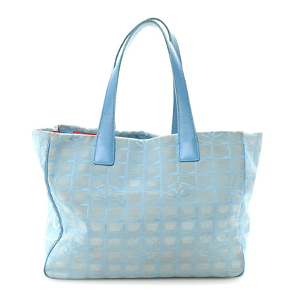 Chanel Nylon Travel Large Tote Blue 1 of 10