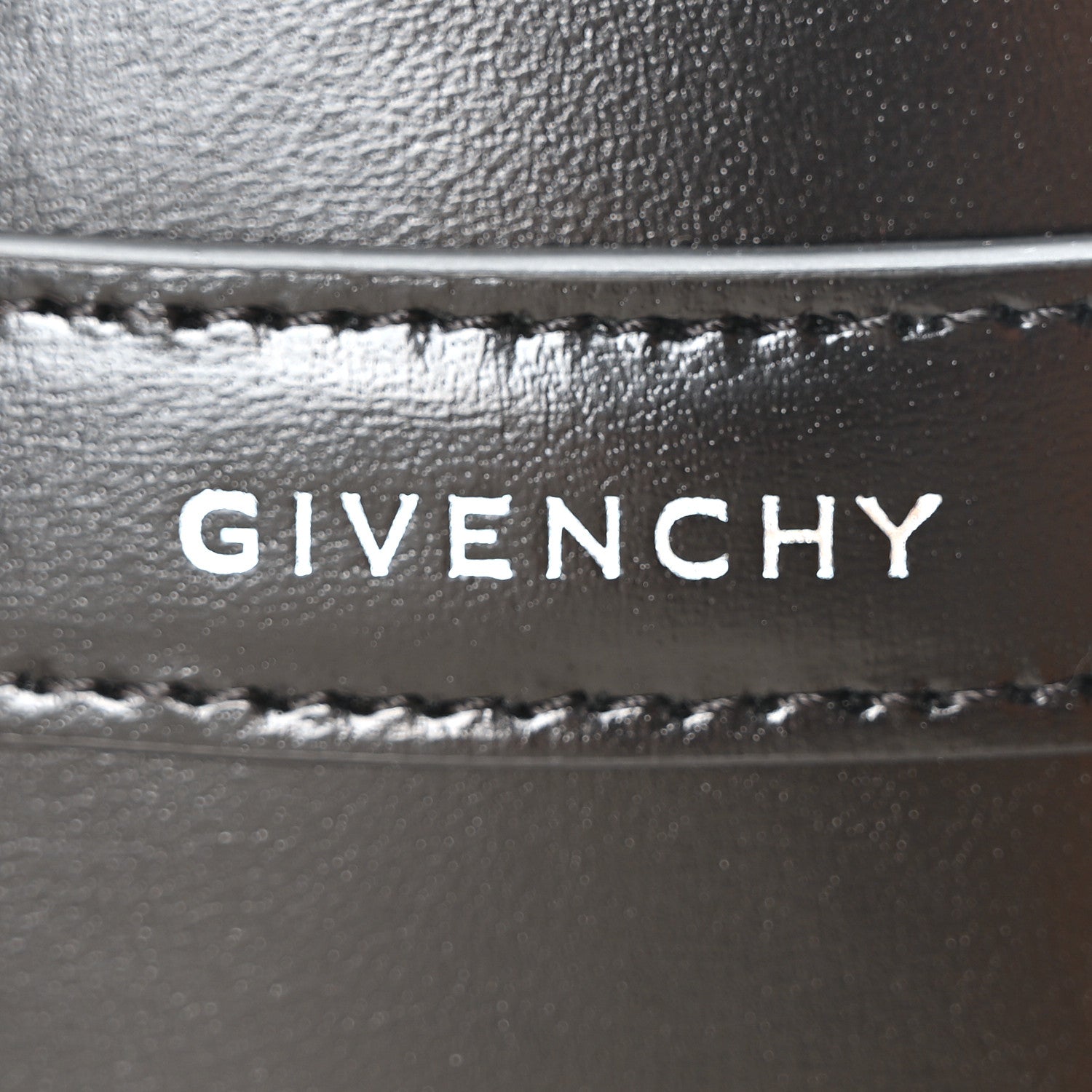 Givenchy Box Calfskin Shark Lock Bucket Bag Black 6 of 9