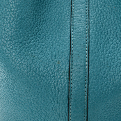 Hermes Taurillon Clemence Picotin Lock 22 MM Turquoise 14 of 14
