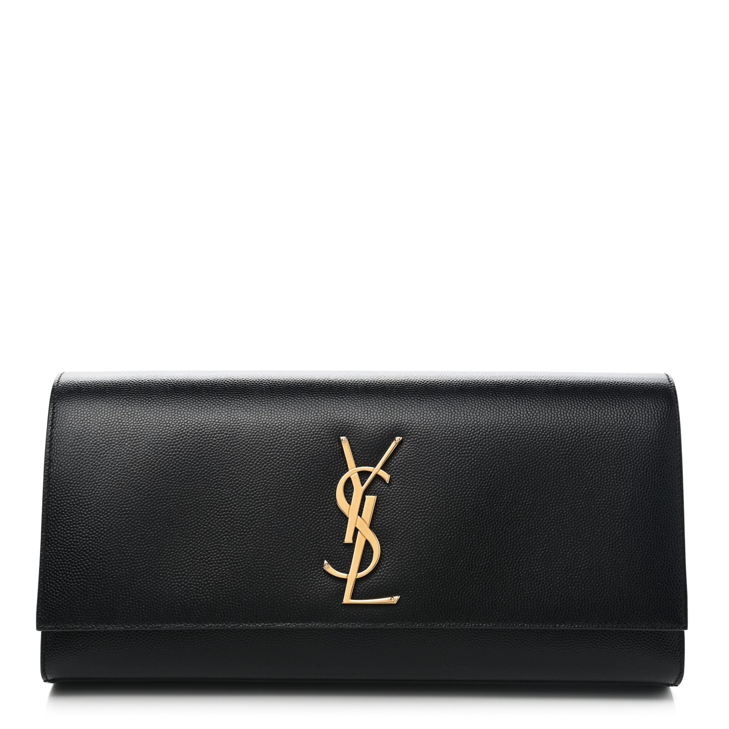 Grain De Poudre Monogram Cassandre Clutch Black