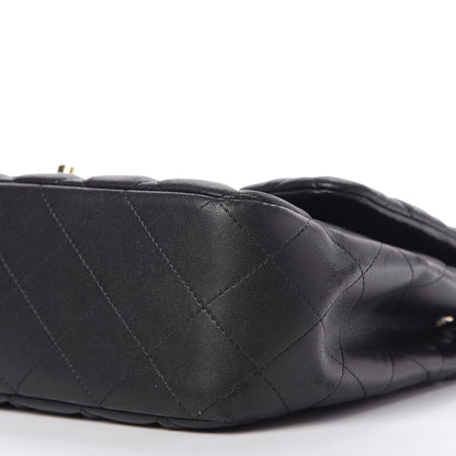 Chanel Lambskin Quilted Jumbo Single Flap Black 7 of 10