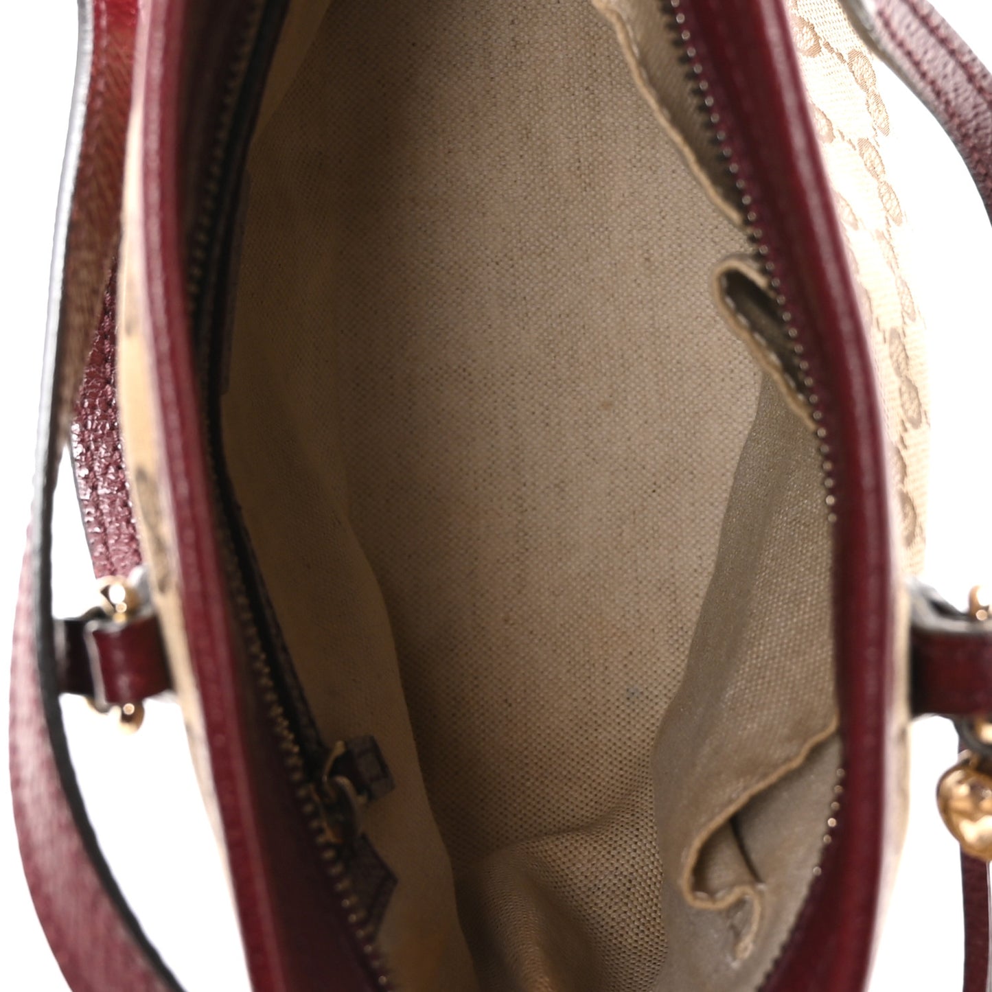 Monogram Small Bree Tote Red