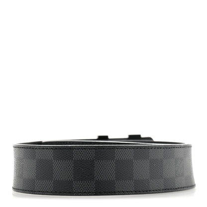 Louis Vuitton Calfskin Damier Eclipse 40mm LV Initiales Reversible 90 36 Belt 2 of 10