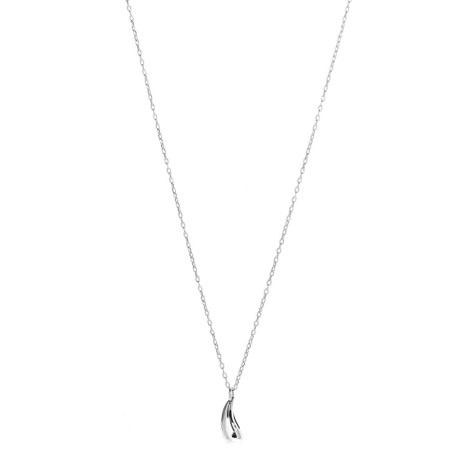 Tiffany Sterling Silver Elsa Peretti Teardrop Pendant Necklace 1 of 6
