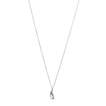 Tiffany Sterling Silver Elsa Peretti Teardrop Pendant Necklace 1 of 6